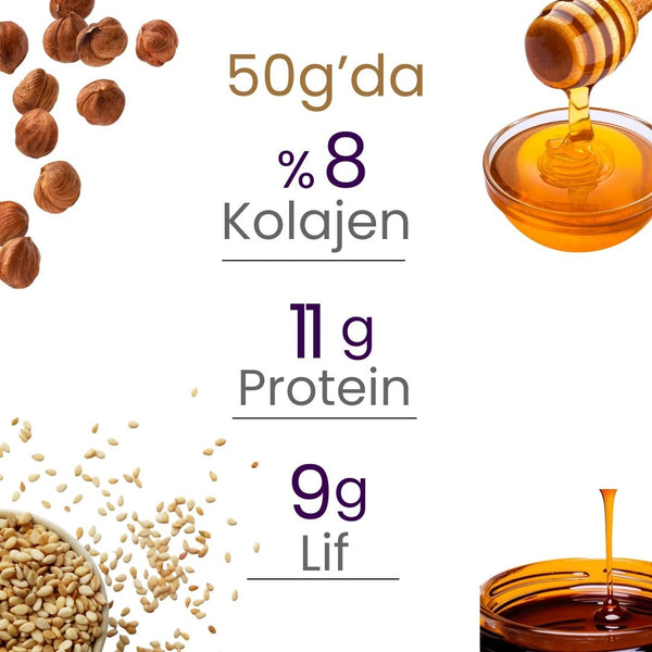 Balanu Kolajen Kakao & Fındık Brownie 50gr