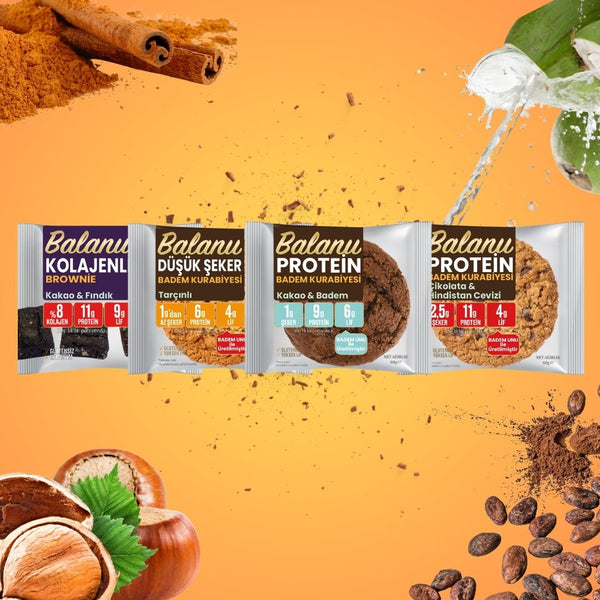 Balanu Kolajen Kakao & Fındık Brownie 50gr