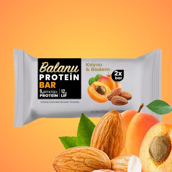 Kayısılı & Bademli Hurmalı Protein Bar 55gr 2xBar