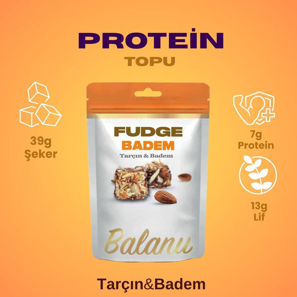 Fudge Tarçınlı & Bademli Atıştırmalık 100gr