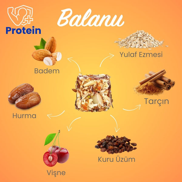 Fudge Tarçınlı & Bademli Atıştırmalık 100gr