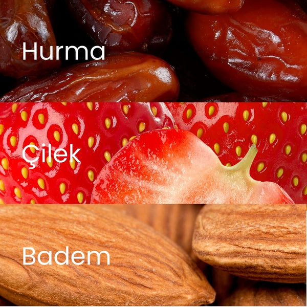 Meyveli Çilekli & Bademli Protein Topları 110gr