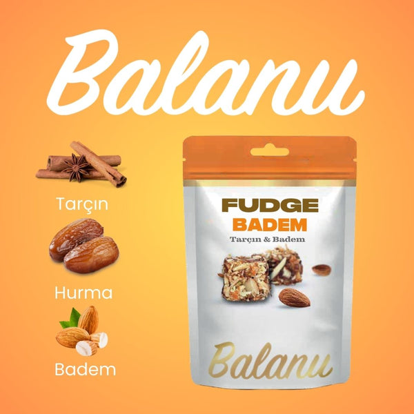 Fudge Tarçınlı & Bademli Atıştırmalık 100gr
