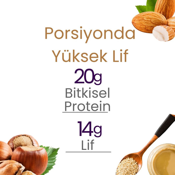 Meyveli Tahinli & Fındıklı Protein Topları 110gr
