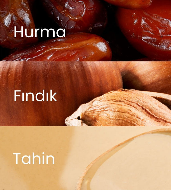 Meyveli Tahinli & Fındıklı Protein Topları 55gr x 6 Adet