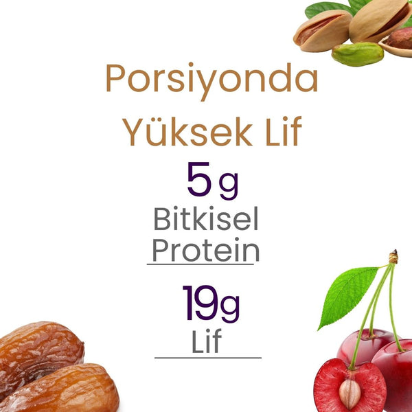 Fudge Antep Fıstığı Kaplı Vişneli Meyve Topları 55g x 6 Adet