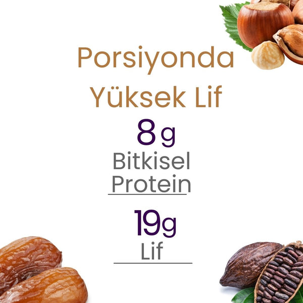 Meyveli Kakaolu & Fındıklı Protein Topları 55gr x 6 Adet