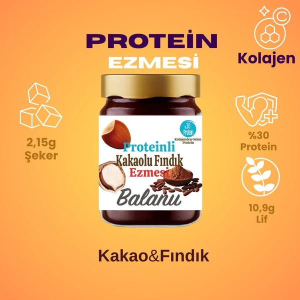 Balanu Proteinli Kakaolu Fındık Ezmesi 280gr