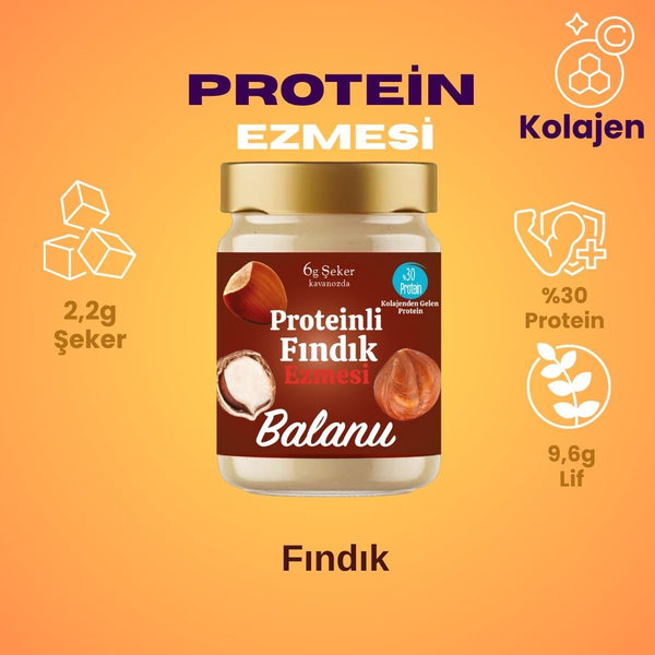 Balanu Proteinli Fındık Ezmesi 280gr