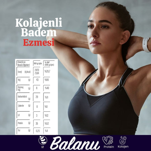 Balanu Kolajenli Badem Ezmesi 280gr