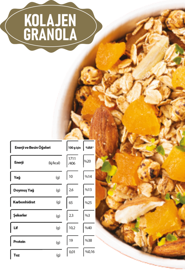 Kolajen Granola 180 Gr X2ADET