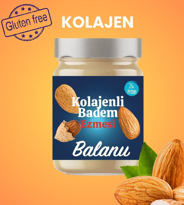 Balanu Kolajenli Badem Ezmesi 280gr - Balanu