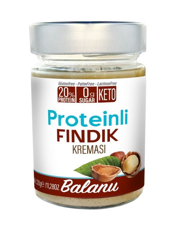 Fındık Ezmesi Proteinli 320gr - Balanu