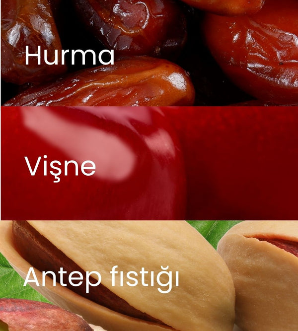 Fudge Antep Fıstığı Kaplı Vişneli Meyve Topları 55g x 6 Adet - Balanu