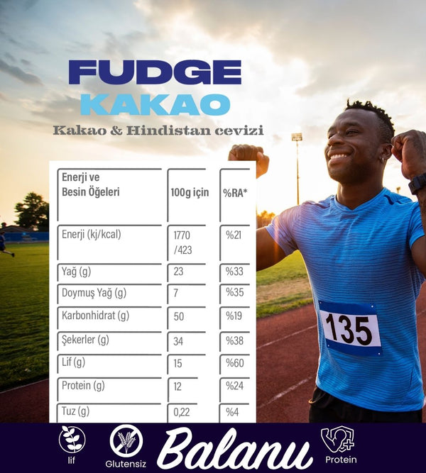 Fudge Hindistan Cevizi Kaplı Kakaolu Meyve Topları 55g x 6 Adet - Balanu