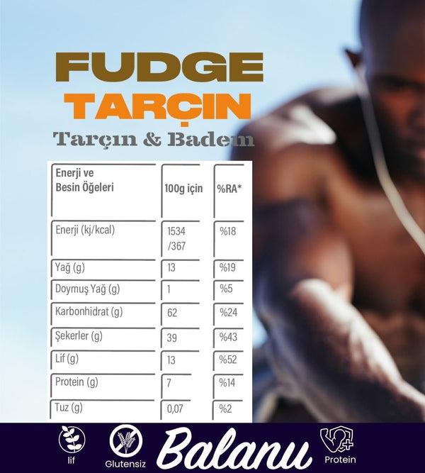 Fudge Tarçınlı & Bademli Atıştırmalık 100gr - Balanu