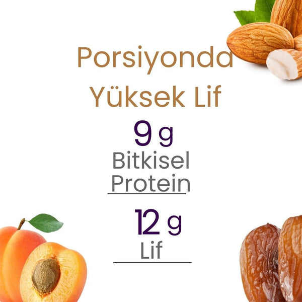 Kayısılı & Bademli Hurmalı Protein Bar 55gr 2xBar - Balanu