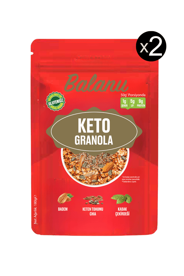 Keto Granola 200G X2ADET - Balanu