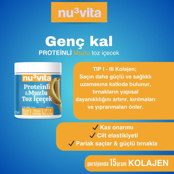 Kolajen Muzlu Toz İçecek 225 Gr - Balanu