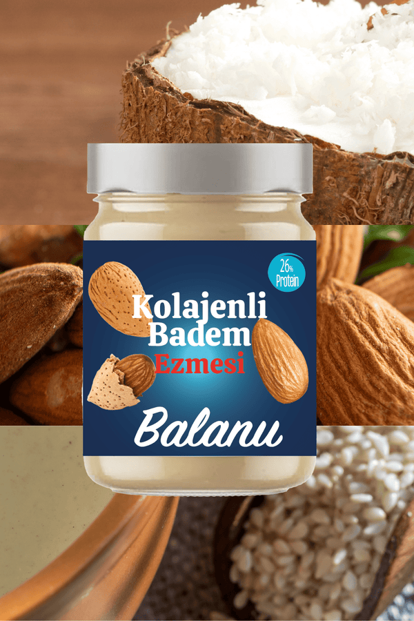 Kolajenli Badem Ezmesi 280 Gr X2ADET - Balanu