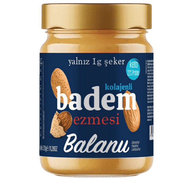 Kolajenli Badem Ezmesi 320 Gr - Balanu