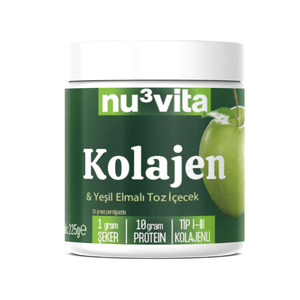Kolajenli & Yeşil Elmalı Toz İçecek 225 Gr - Balanu