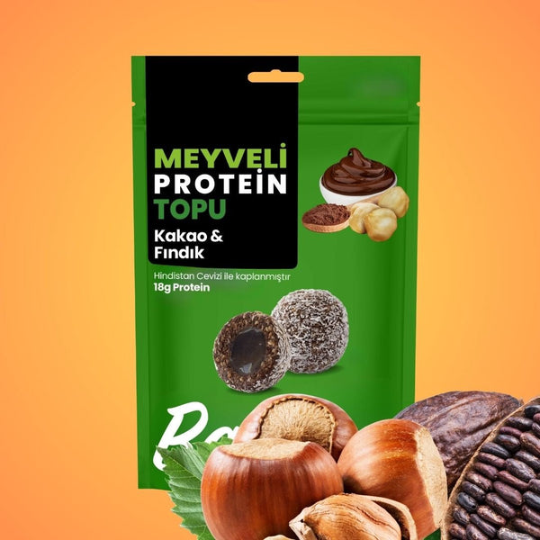 Meyveli Kakaolu & Fındıklı Protein Topları 110gr - Balanu