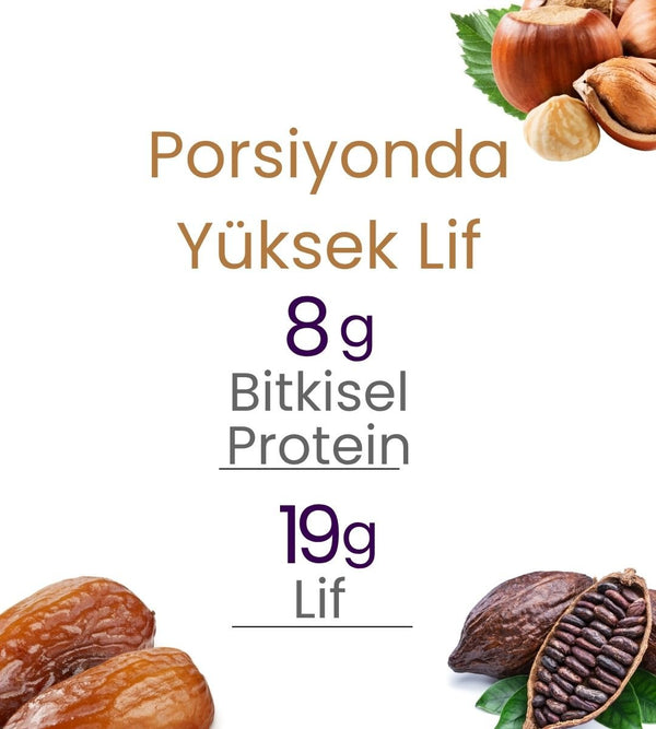 Meyveli Kakaolu & Fındıklı Protein Topları 55gr x 6 Adet - Balanu