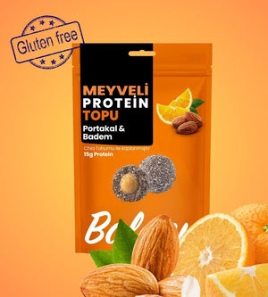Meyveli Portakallı & Bademli Protein Topları 110gr - Balanu