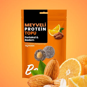 Meyveli Portakallı & Bademli Protein Topları 110gr - Balanu