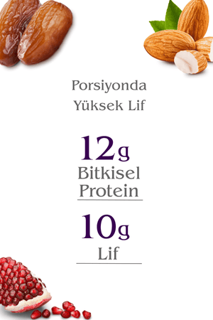 Meyveli Protein Bar Nar & Badem 55 Gr X2ADET - Balanu