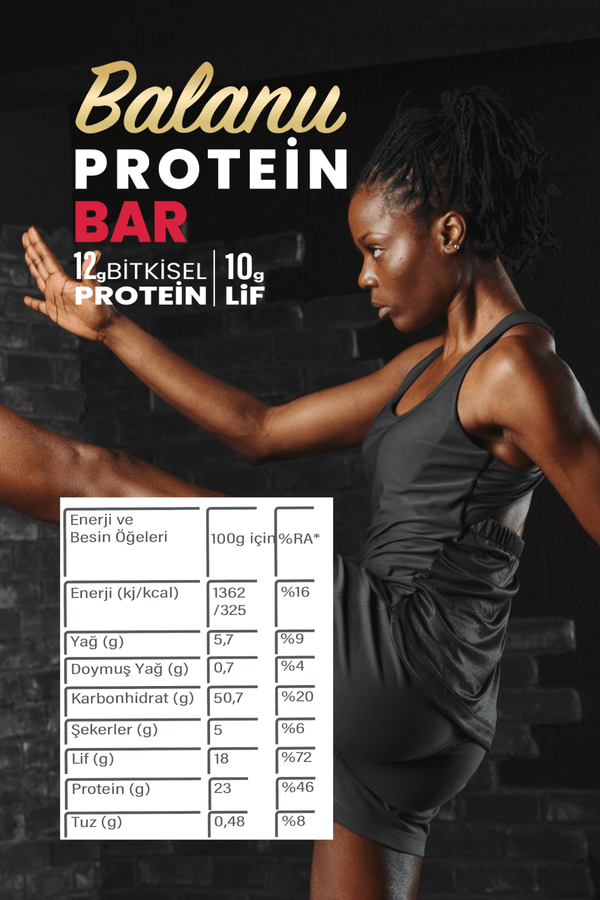 Meyveli Protein Bar Nar & Badem 55 Gr X2ADET - Balanu