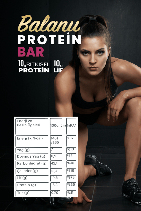 Meyveli Protein Bar Vişne & Kakao 55 Gr X2ADET - Balanu