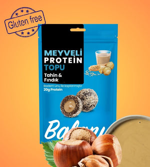 Meyveli Tahinli & Fındıklı Protein Topları 110gr - Balanu