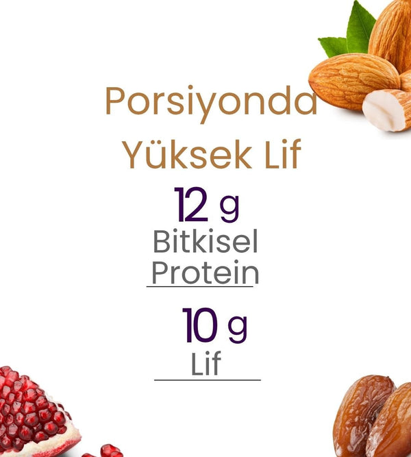 Narlı & Bademli Hurmalı Protein Bar 55gr 2xBar - Balanu
