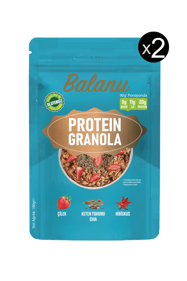 Protein Granola 180G X 2ADET - Balanu