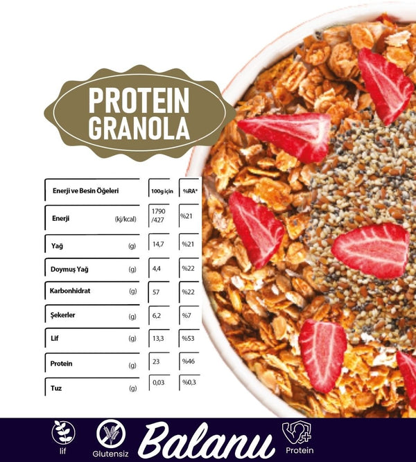 Protein Granola 180gr - Balanu
