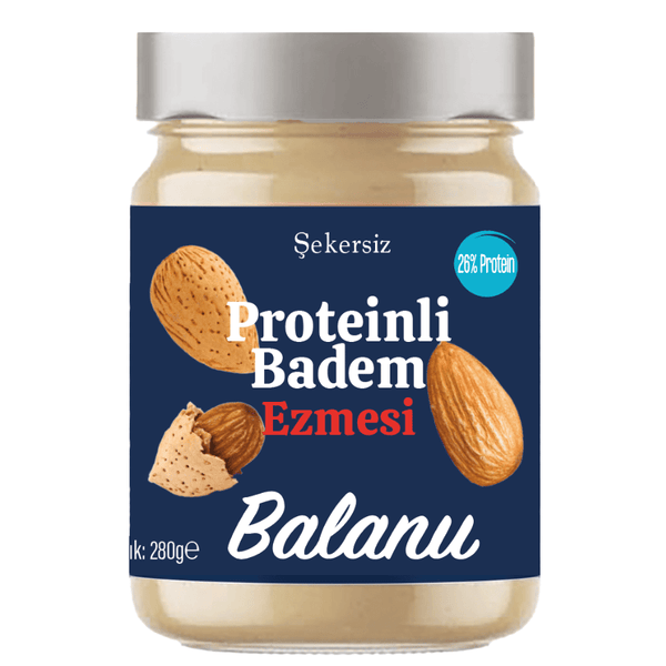 Proteinli Badem Ezmesi 280 Gr - Balanu