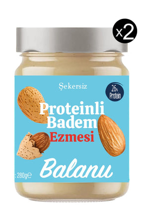 Proteinli Badem Ezmesi 280G X2ADET - Balanu