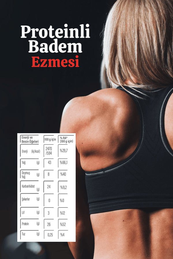 Proteinli Badem Ezmesi 280G X2ADET - Balanu