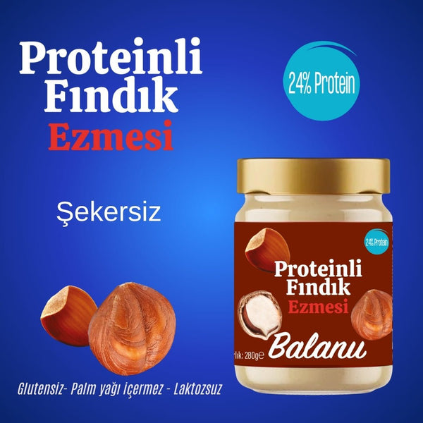 Proteinli Fındık Ezmesi 280 Gr - Balanu