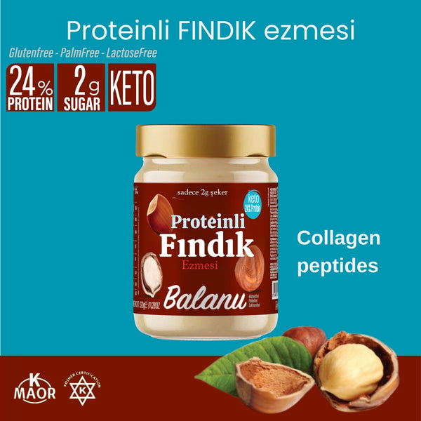 Protelinli Fındık Ezmesi 320 Gr - Balanu