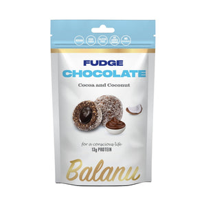 Fudge Kakao Dolgulu Hindistan Cevizi Kaplamalı Atıştırmalık 100g - Balanu
